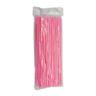 Трубочки д/коктейлів 25,5см 1шт Кольорова Мікс *50