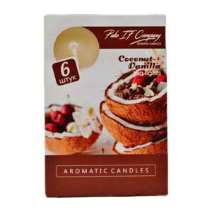 Набір свічок аром Пако-Іф Кокос/Ваніль 6шт
