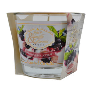 Свічка аром Пако-Іф Premium collection Ваніль/Чорні ягоди скло