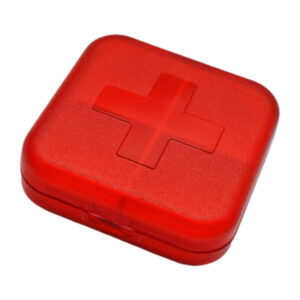 Органайзер д/таблеток на 4 кейси Квадрат арт.423 *12