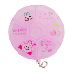 Органайзер д/таблеток на 6 кейсів Круг Малюнок арт.416 *12