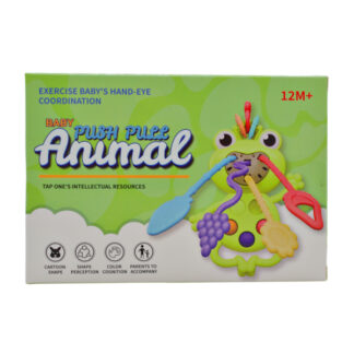 Брязкальце 2100 A 3 кольори, прорізувач, пальчикові ігри, силіконові шнурочки