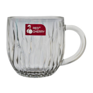 Чашка Скляна RED CHERRY 290мл Набір 6шт Графіт арт.ZB21B-YH