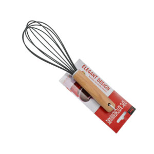 Вінчик кухонний Deni силіконовий 1шт дере'яна ручка арт.956-22