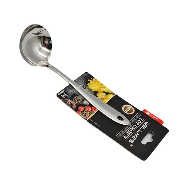 Ополоник кухонний WELLMES металевий 1шт 21,7*6,7см арт.2783