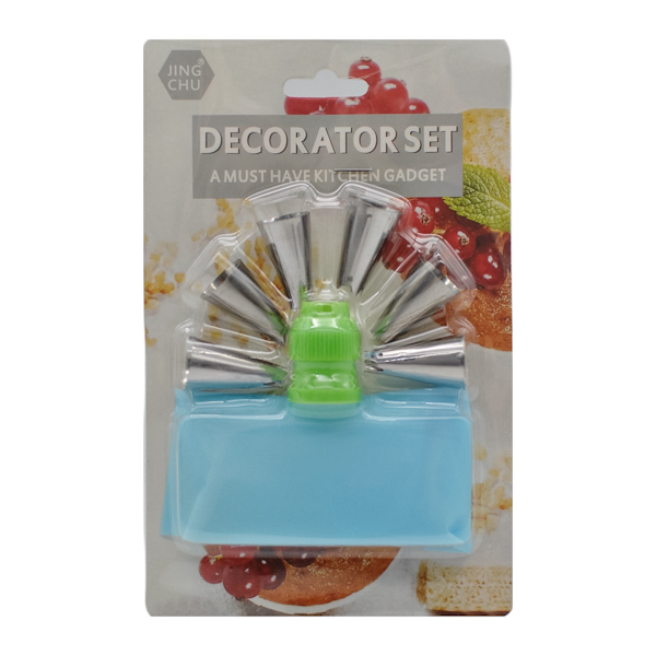 Мішок конд. JingChu 1шт + 6 насадкок металевих арт.AK3_