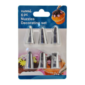 Насадка д/конд. мішка YANGLI Набір 6шт металева арт.108016_