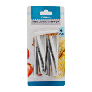 Форма д/випічки трубочок YANGLI Набір 4шт Міні металева арт.100013