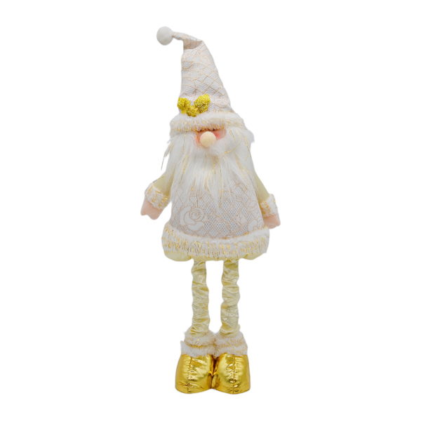 Новорічний Гном/Олень/Сніговик Білий ругул. висота 55см арт.CW326852-145