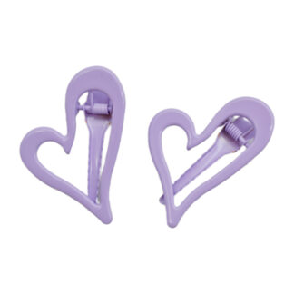 Заколка-прищіпка Thank You 2шт Зайчик/Сердечко Кольорова Мікс арт.JZ036/JZ037 *10_