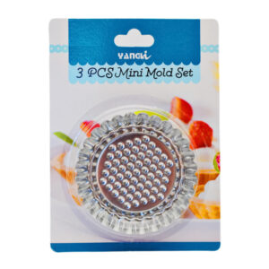 Форма д/випічки тарталеток YANGLI Набір 3шт металева Мікс арт.100001-3_
