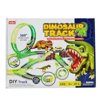 Трек 317 дино, світло, 245 елементів, довжина треку 413 см, аксесуари, в коробці