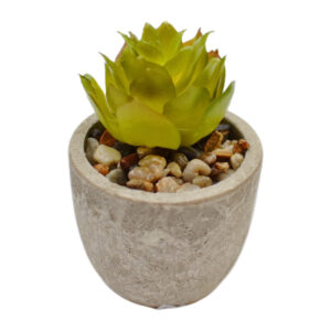 Рослина штучна в горщику 9см Сукулент