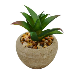 Рослина штучна в горщику 15см Алоє