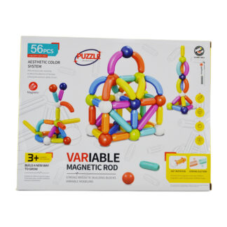 Конструктор магнітний 6628 A 56 деталей, в коробці