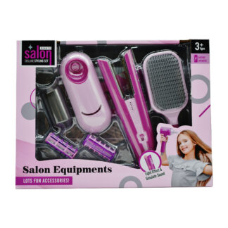 Набір перукаря YLQ 092  стайлер, підсвітка, звук, щітка для волосся, підставка, біг