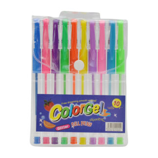Ручка гелева кольорова ColorGel набір 10шт арт.100-10