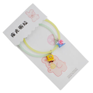 Браслет Парний Флуорисцентний 1шт Губка Боб арт.YL-1 *12_