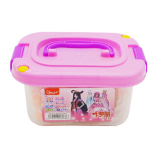 Тісто д/ліпки RFES Набір 12 кольорів у відрі для дівчат арт.4128