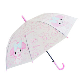 Парасолька дитяча трость H013 Прозорий матовий з малюнком Мікс