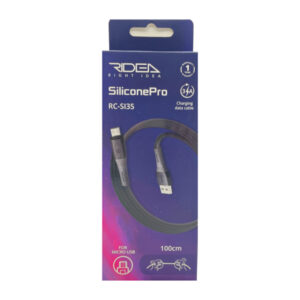 Кабель USB Ridea RC-SI35 SiliconePro Micro 3A (Чорний/Білий)
