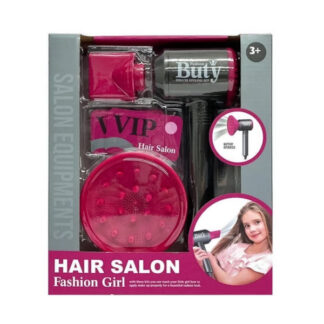 Фен HJ 624  видуває повітря, 2 насадки, на батарейках, в коробці