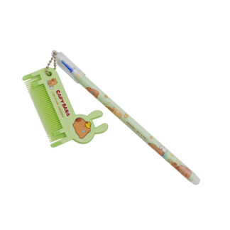 Ручка кулькова 1шт з брелком Мікс арт.9192/9193/9195 *12