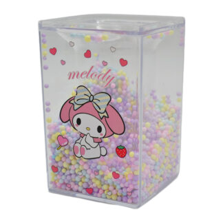 Стакан для канцелярії 1шт пластиковий з подвійним дном Декор арт.AS-10