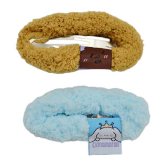 Заколка д/волосся 1шт 9см Хутряна Кольорова Мікс_