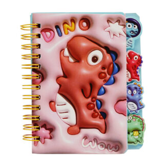 Блокнот А7 в лінію на спіралі Dino арт.Cy-066 *24