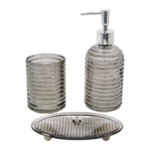 Набір д/ванної  WERK дозатор 450мл/стакан 330мл/мильниця (WK-20006/WK-20008)