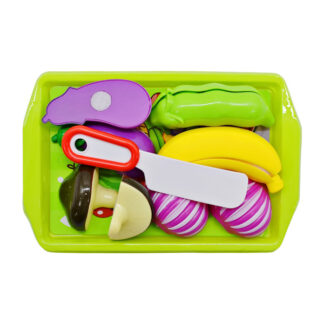 Набір овочів M 112  на липучках, таця, ніж, фрукти, у пакеті