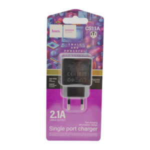 Мережевий Зарядний Пристрій Hoco CS11A 1USB 2.1A (Чорний)