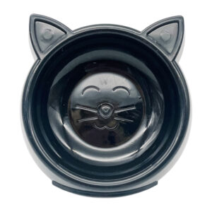 Миска д/котів 1 шт Кольорова Вушка Мікс арт.KR-029