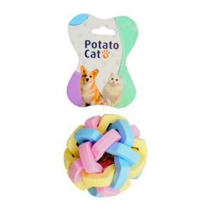Іграшка д/тварин PotatoCat М'яч інтерактивний з дзвоником 1шт арт.KR-025