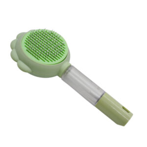 Щітка-пуходерка д/тварин з дозатором і функйцією очищення шерсті 1шт арт.KR-005