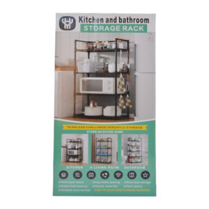 Полиця пластикова універсальна 113*26*48 см 4х рівнева арт.6617-4