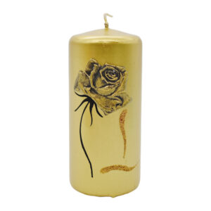 Свічка аром Пако-Іф Аплікація циліндр 60*80мм 145г