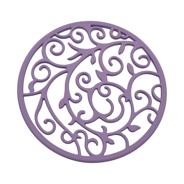 Підставка п/гаряче силіконова 1шт Ажурна Кольорова Мікс арт.CK10-086_