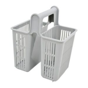 Підставка д/столових приборів пластикова на 2 відділення арт.3539