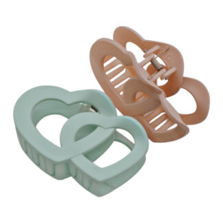 Крабик д/волосся СЕРДЕЧКА пластик арт.67#-A023_