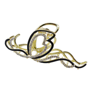 Краб д/вол Металевий 1шт Стрази Мікс арт.67#-J001/2/6/8 *24