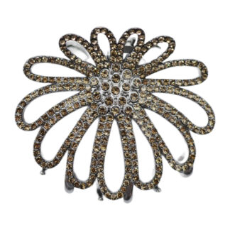 Краб д/вол металевий 6см Мушля/Стрази Мікс арт.67#-J111-1/67#-J063 *24