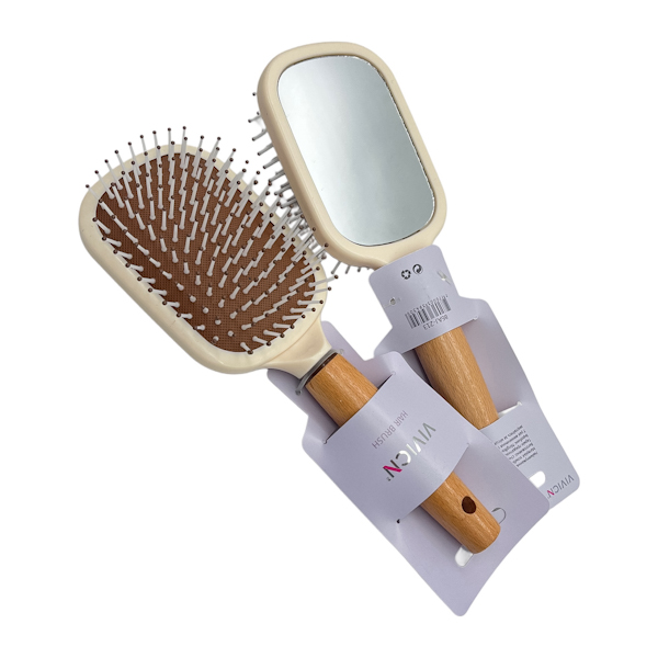 Розчіска VIVICN Масажка Кругла дерев'яна ручка арт.86АJ-213 *12