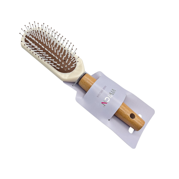 Розчіска VIVICN Масажка вузька дерев'яна ручка арт.9550-213 *12