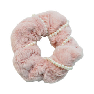 Резинка д/волосся 1шт Об'ємна Хутряна Декор Перлини арт.67#-D29/35 *40_