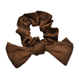 Резинка д/волосся 1шт Об'ємна Шовк Мокко Бант Мікс арт.67#-D07 *25_