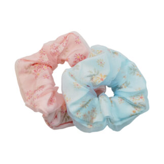 Резинка д/волосся 1шт Об'ємна Шовк/Органза Кольорова Нюд Мікс арт.67#-D10/11/12/13 *80_