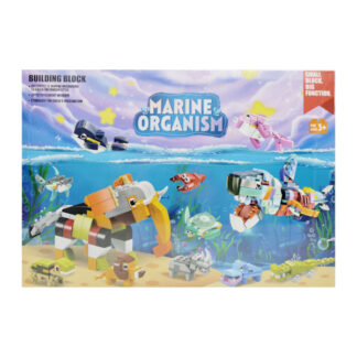 Адвент-календар XT 87 (24 віконця, конструктор, 12 тварин, в коробці