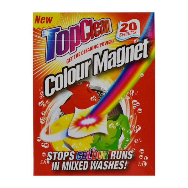 Серветки д/прання TopClean проти передачі кольору 20шт арт.38003